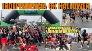 CARRERA Independencia race 6K HALLOWEN  Final Inesperado remontando lugares [upl. by Ahsuatan]