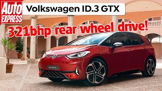 Volkswagen ID3 GTX revealed – 321bhp reardrive hot hatchback [upl. by Mont241]