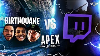 GIRTHQUAKE VS STREAM SNIPERS INSANELY CLOSE GAMES Apex Legends [upl. by Ambie]