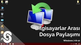 Bilgisayarlar arası ağdan dosya aktarımı Windows 7  8  10 [upl. by Myrt894]