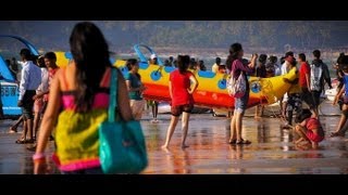 Goa Beaches Videos A Beach Zone [upl. by Anerec545]