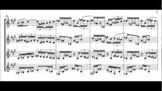 Juan Ignacio López Carbonero  Cuarteto de clarinetes op 27 Mov I [upl. by Valera739]