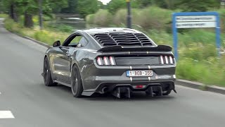 360HP Stage 2 Ford Mustang Ecoboost w Roush Exhaust  LOUD Accelerations amp Revs [upl. by Barrow]