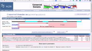 Bioinformatics prac 3 Conserved domain search [upl. by Aliza]