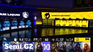 TL vs DIG  Game 2  Semi Final LCS 2022 Lock In Playoffs  Team Liquid vs Dignitas G2 full game [upl. by Elleon]