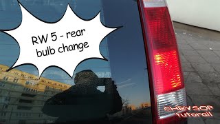 Opel Meriva rear light repairchange [upl. by Plantagenet]