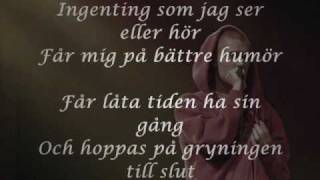 Danish  Sårad och skildrad lyrics [upl. by Ahsekan150]