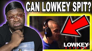 American Rapper Reacts To  Lowkey Fire in the Booth part 1 REACTION [upl. by Herstein]