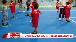 Karatayda ödüllü tenis turnuvası [upl. by Arik]