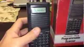 Radio Shack Pro43 Radio Scanner [upl. by Irpac913]