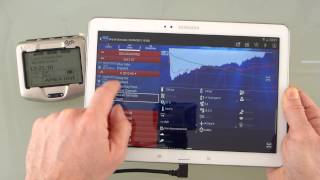 DiveMate USB 20 on a 10quot tablet and Galileo Sol [upl. by Erv]