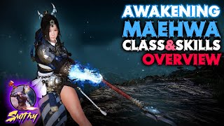 ⚔️AWAKENING MAEHWA Class amp Skills Overview  Black Desert Mobile KR 검은사막 모바일 [upl. by Aissatan]