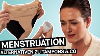 Tabuthema Menstruation Alternativen zu Tampons extreme Schmerzen  und Männer  PULS Reportage [upl. by Ahsetel]