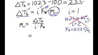 Molar mass and Freezing Point depression [upl. by Heron]