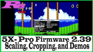 RetroTINK 5X Pro Custom Cropping Scaling and Updated Game Play [upl. by Moser]