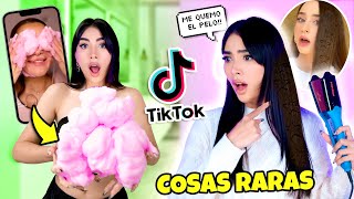 PROBANDO PRODUCTOS RAROS Y VIRALES DE TIK TOK 😱 Los más raros de todos  Claudipia [upl. by Gillie378]