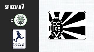 VORSCHAU  FC 08 Homburg  FC 08 Villingen  Regionalliga Südwest 202425 Spieltag 7 [upl. by Yedrahs]