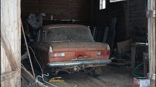 Starting 1974 Moskvich 408 After 29 Years  Test Drive [upl. by Ytrebil]