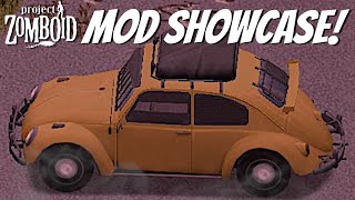 Fully Armored 63 Volkswagen Beetle Vehicle Mod Showcase for Project Zomboid [upl. by Nysa]