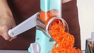 Manual rotary cheese grater For Vegetable Cutter Potato Slicer multifunctional kitchen copper [upl. by Don]