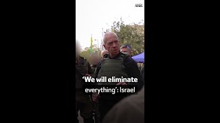 ‘We will eliminate everything’ Israel [upl. by Vladamar]