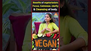 Benefits of vegetarianism Focus Calmness clarity amp Cleansing of body  Shivani  PMC English [upl. by Odom]