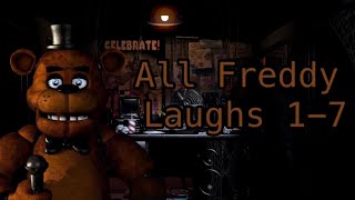 All Freddy Fazbear Laughs 17 [upl. by Ibmab576]