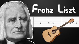 Liebestraum No 3 Love Dream  Franz Liszt Guitar Tabs Guitar Tutorial [upl. by Nnanerak174]