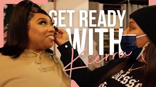 GET READY WITH ME  PHOTOSHOOT GLAM  KIERRA SHEARDKELLY [upl. by Irrep]