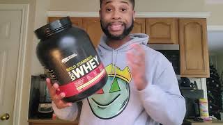 Optimum Nutrition Gold Standard Whey Protein Vanilla Ice Cream Review  Best Protein Powders [upl. by Atteuqnas48]