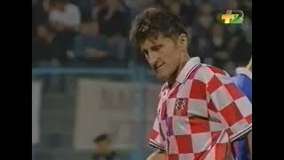 Croatia  Estonia 1995 Euro Qualification Suker Boban Prosinecki Boksic Stanic Jarni [upl. by Alisun963]