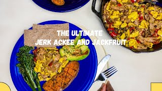 JERK ACKEE AND JACKFRUIT GREEN JACKFRUIT [upl. by Hselin103]