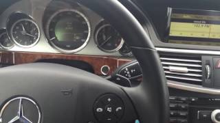 How to reset clock Mercedes Benz 2011 E350 [upl. by Obidiah155]