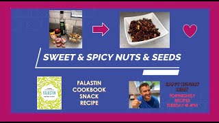 Sweet amp Spicy Nuts amp Seeds  Falastin Vegan Cookbook Snack Recipe [upl. by Sirej]