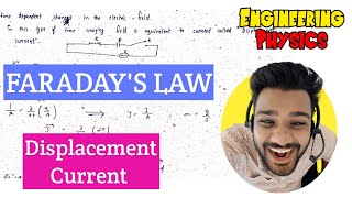 Faradays law  Displacement current  Lec  43  Electrodynamics [upl. by Divan]