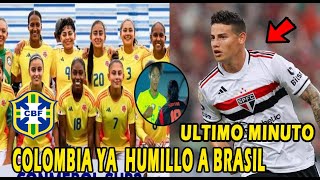 COLOMBIA VS BRASIL EN VIVO PARTIDAZO JAMES RODRIGUEZ SACUDE [upl. by Ahsitil]