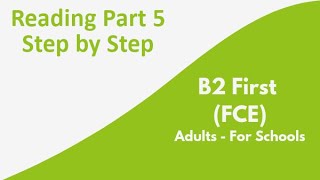 B2 FIRST READING EXAM CAMBRIDGE ENGLISH  PART 5 MADE EASY  STEP BY STEP  CAMBRIDGE ENGLISH [upl. by Nosecyrb]