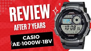 CASIO AE1000W1BV Review After 7 Years ae1000w [upl. by Engel993]