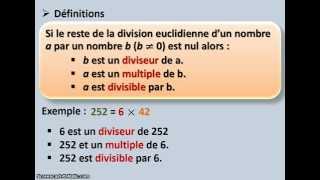 Multiples et diviseurs [upl. by Larred]