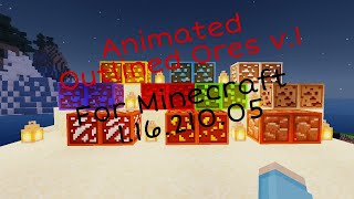 Animated Outlined Ores  RP for Minecraft 116 [upl. by Mulloy997]