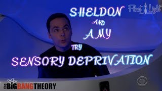 Sheldon and Amy of The Big Bang Theory try Sensory Deprivation [upl. by Annasor215]