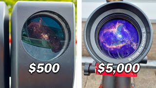 500 vs 5000 Telescope  Seestar S50 vs 80mm APO  Astrophotography [upl. by Akimik]