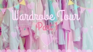 Wardrobe Tour  Fairy Kei Sweet Lolita Swankiss and more [upl. by Gustav122]