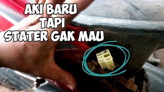 Aki baru tapi stater gak mau begini cara cek nya [upl. by Massimiliano]