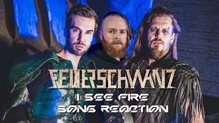 FEUERSCHWANZ  I See Fire ft Angus McFife Song Reaction [upl. by Karola]