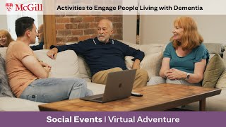 Activities to Engage People Living with Dementia  Social Events Virtual Adventure [upl. by Eulalee]