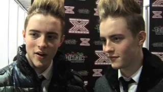 Jedward from the X Factor talk to Mirrorcouk [upl. by Ecurb171]