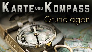 Orientieren mit Kompass und Karte  Die 3 wichtigsten Techniken  Anfänger Guide [upl. by Heidi]