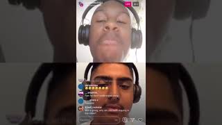 Woosh 7th gets pressured by Kidavelly 061 on insta live [upl. by Shalne230]