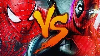 Zuando Youtubers 13 Deadpool VS HomemAranha Duelo de Titãs [upl. by Aivital]